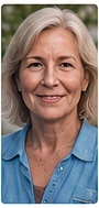 Illustrative portrait of an older woman, not a customer